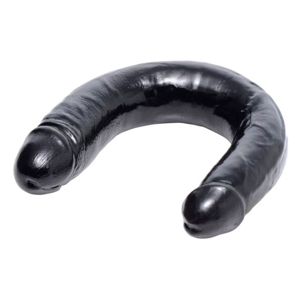 Realistic Thick Double Dildo 17 5 Black jetzt günstig im Toy Versand