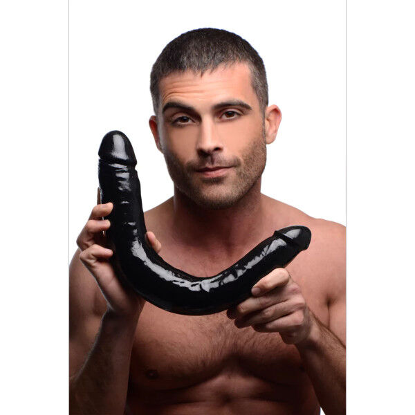 Realistic Thick Double Dildo 17 5 Black jetzt günstig im Toy Versand