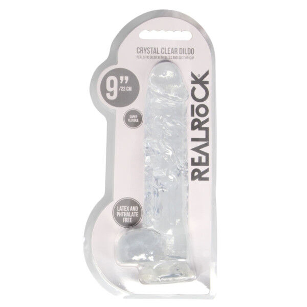 RealRock Crystal Clear Dildo 9 jetzt günstig im Toy Versand kaufen