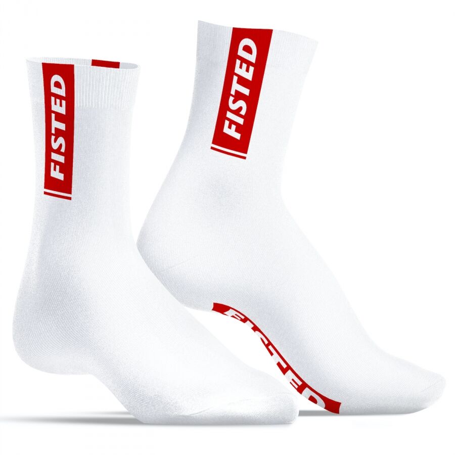 SneakXX Red Stripe Socks - Fisted