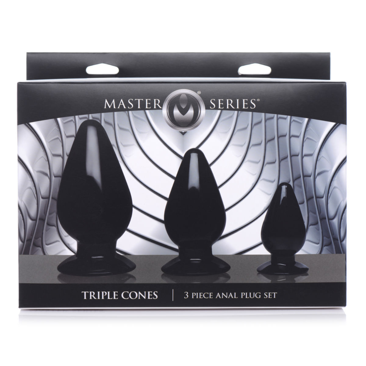 Triple Cones Anal Plug Set, image 3