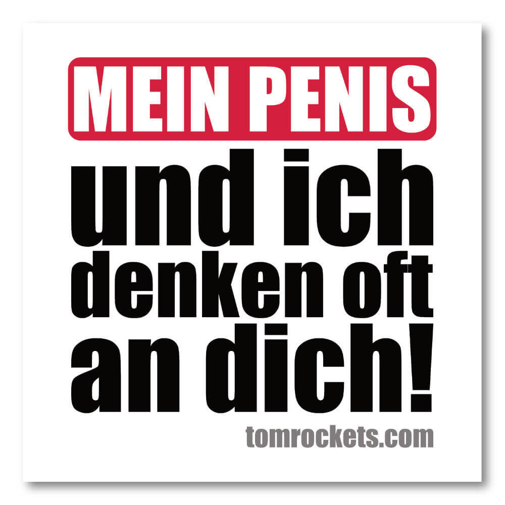 Sticker - Ich und mein Penis Sticker - Ich und mein Penis