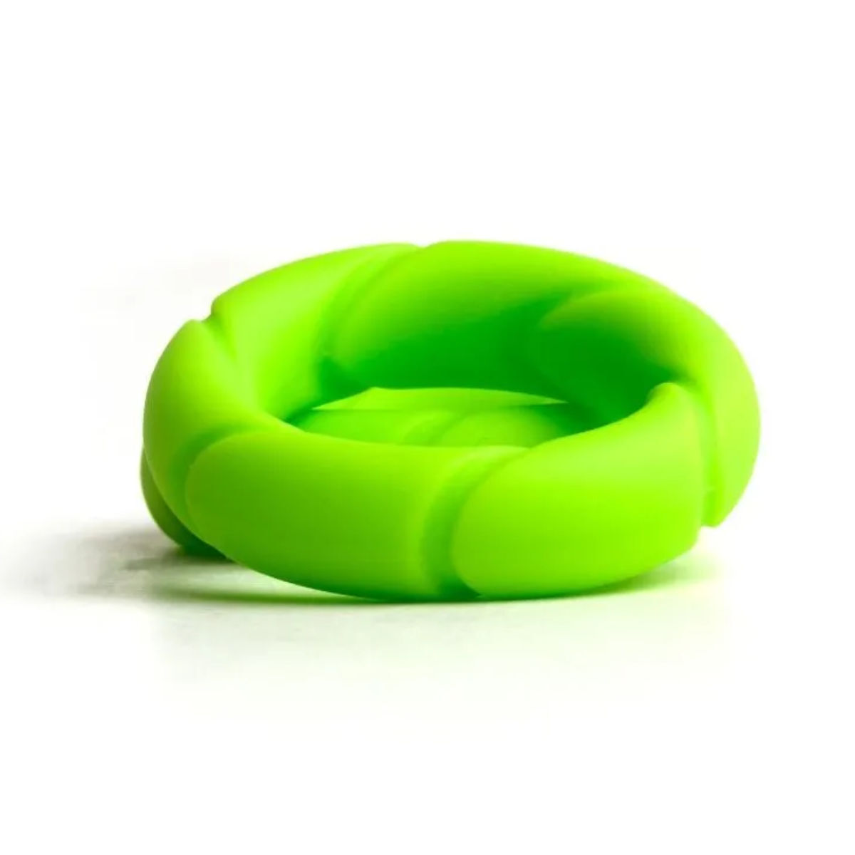 Liquid Silicone Rings Neon Green, image 2