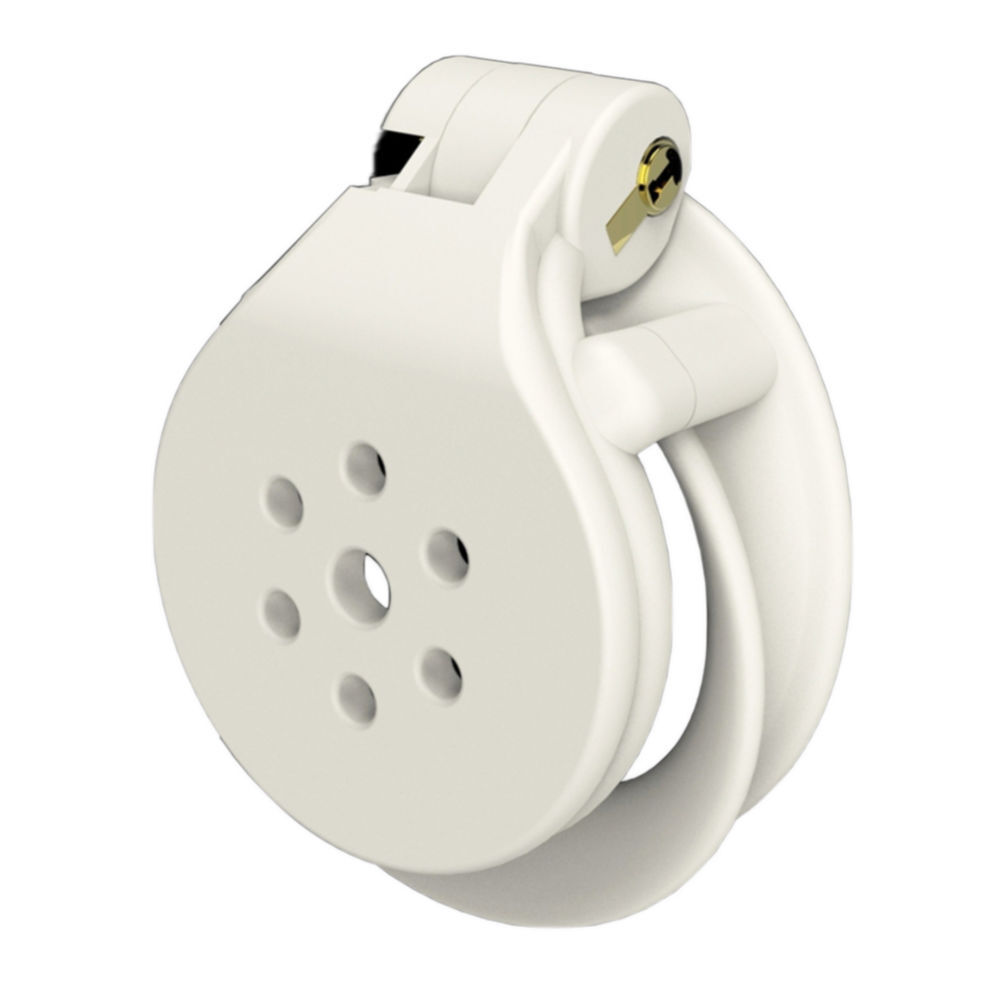 Chastity Cage Flat Zone White 2,5 cm