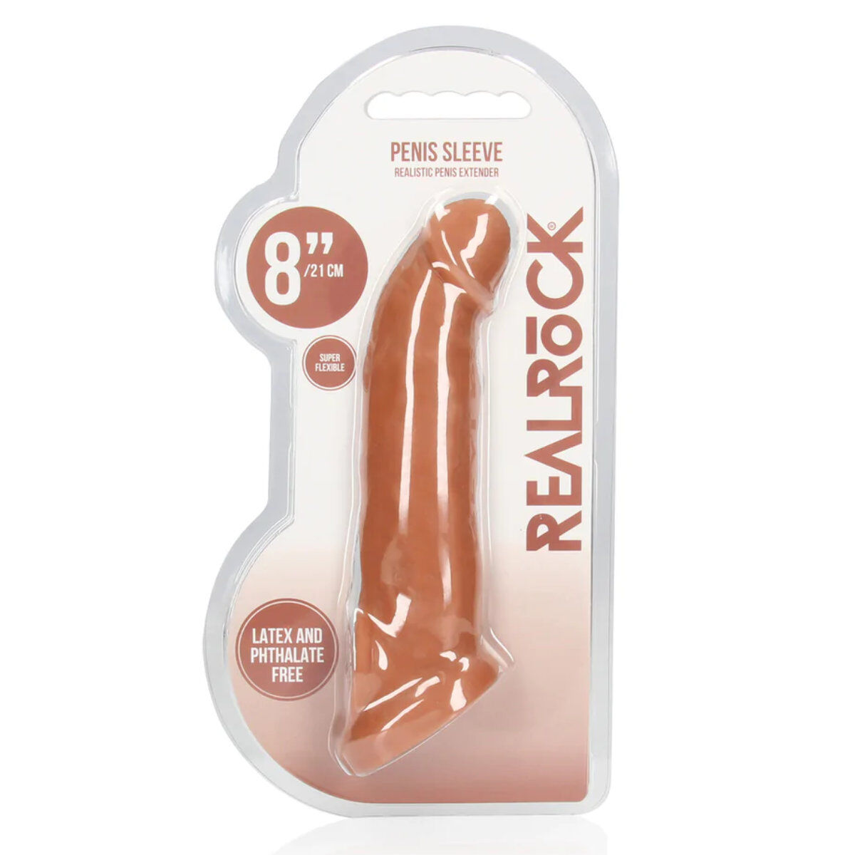 Penis Sheath 8" Medium Skin Tone, image 2