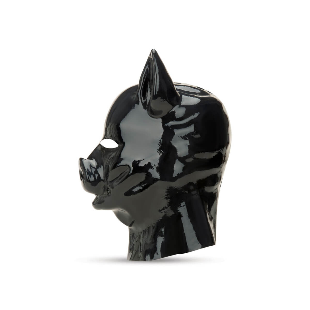 Prowler Latex Piggy Hood Black, Bild 3
