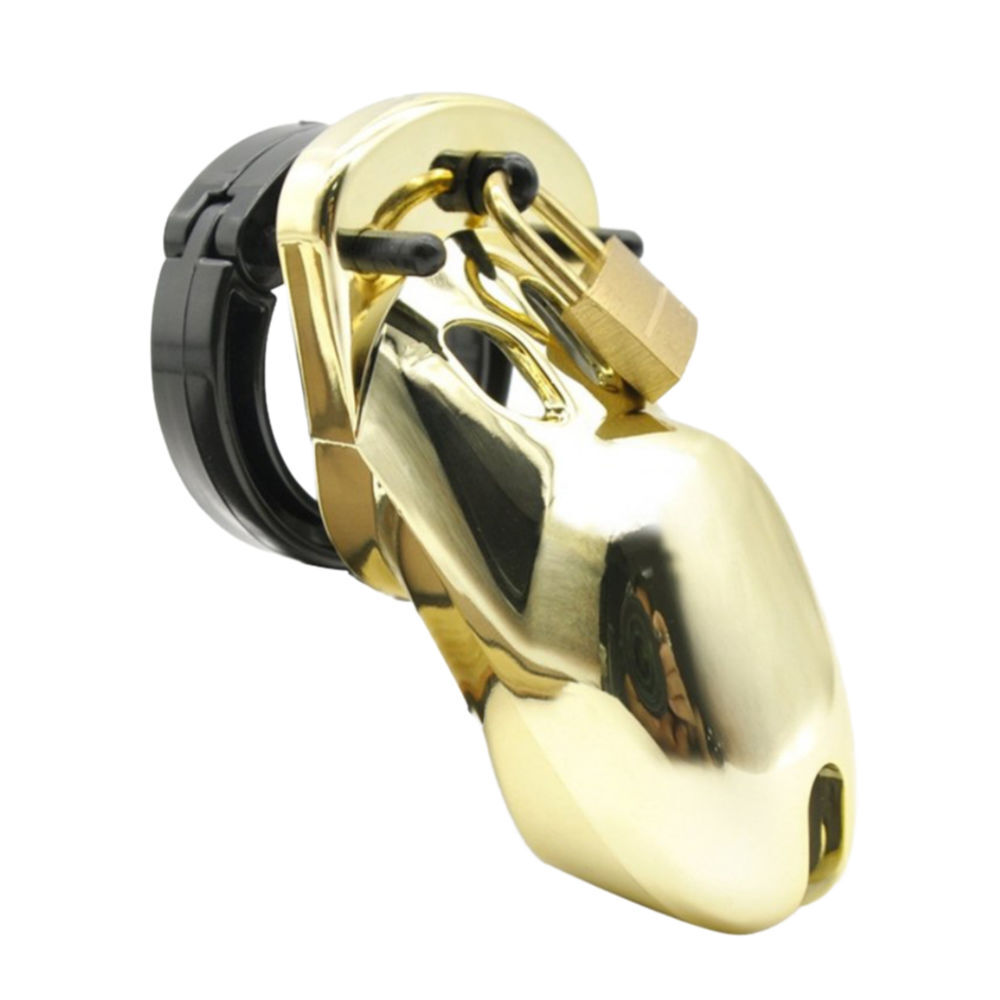 Chastity Cage Gold Shot 7 x 3,5 cm