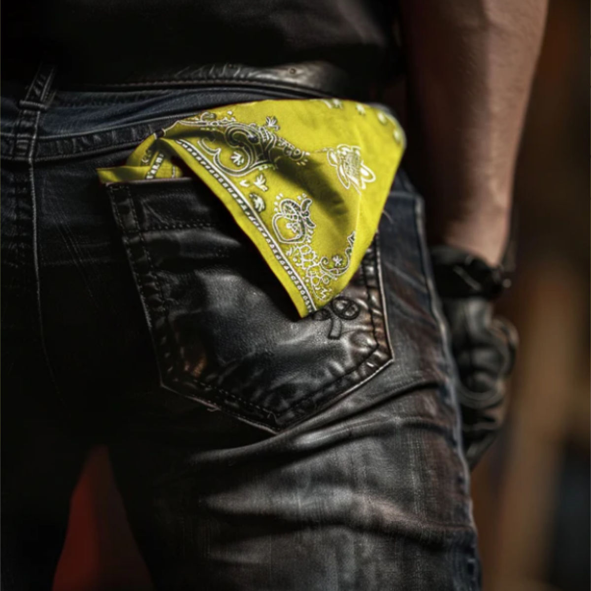 Hanky Code Bandana Yellow, Bild 2