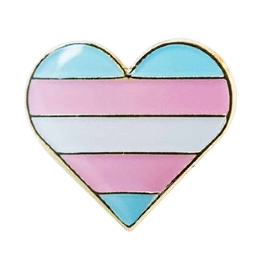 Pin Transgender Heart Pin Transgender Heart