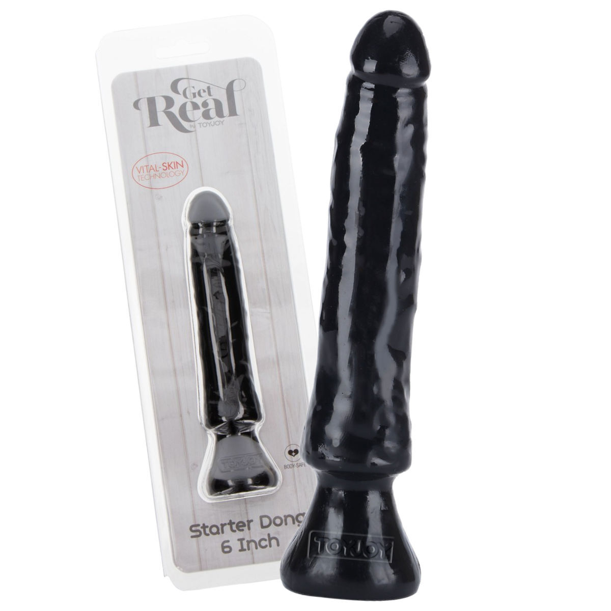 Black Anal Starter Dong 6" Black Anal Starter Dong 6"