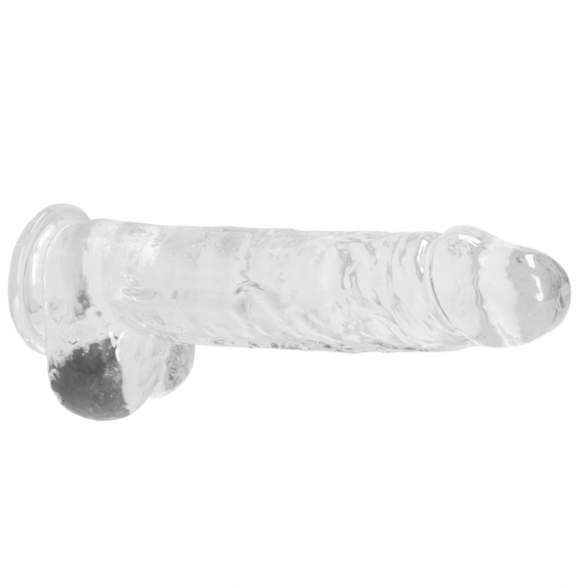 RealRock Crystal Clear Dildo 9", Bild 4