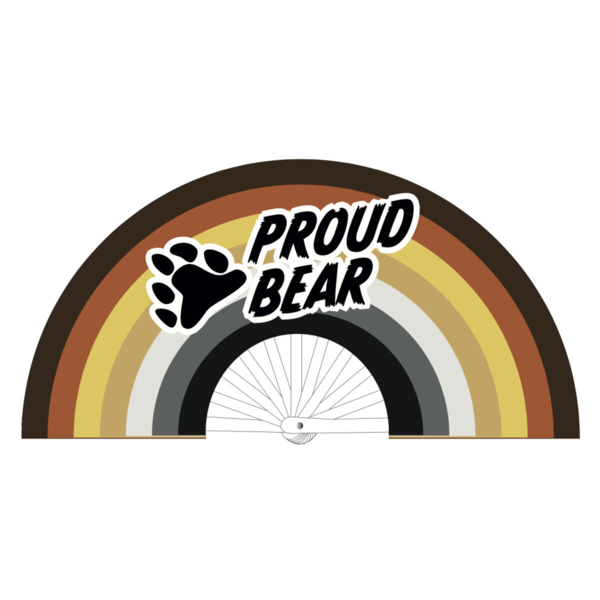 XXL Fächer - Proud Bear XXL Fächer - Proud Bear