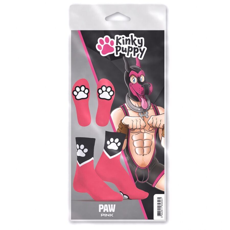 Kinky Puppy Socks - Neon Pink, Bild 3