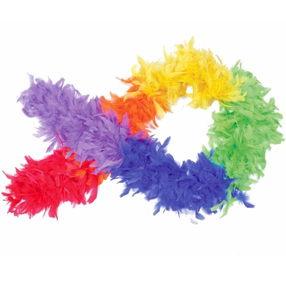 Rainbow Feather Boa Rainbow Feather Boa