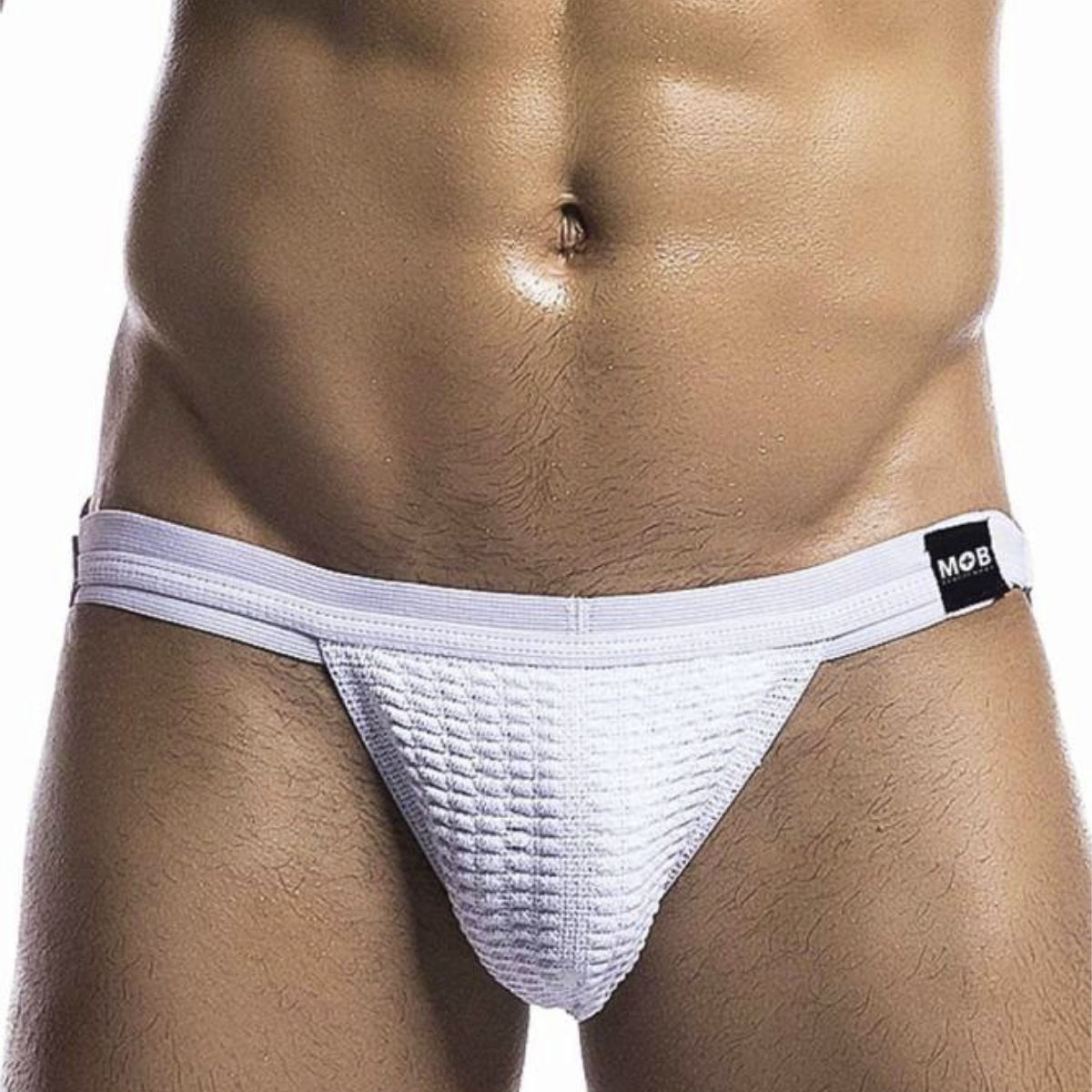 Male Basics Retro Swim Jock White