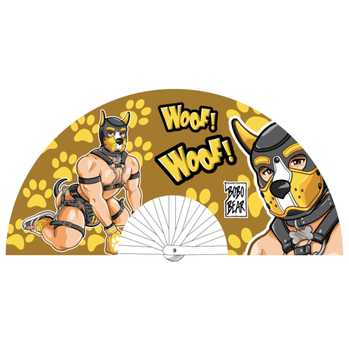 XXL Fächer - Woof Puppy Yellow, Bild 2
