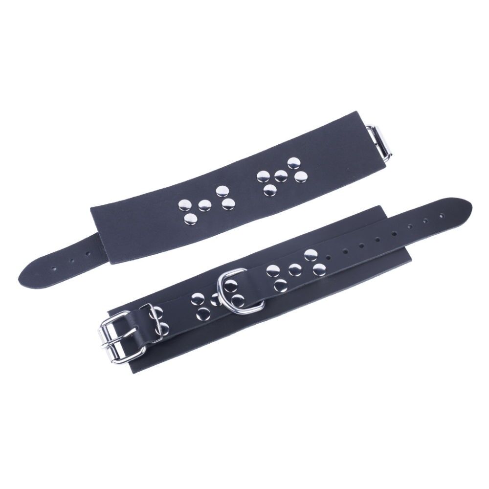 Leder Handschellen Black, Bild 4