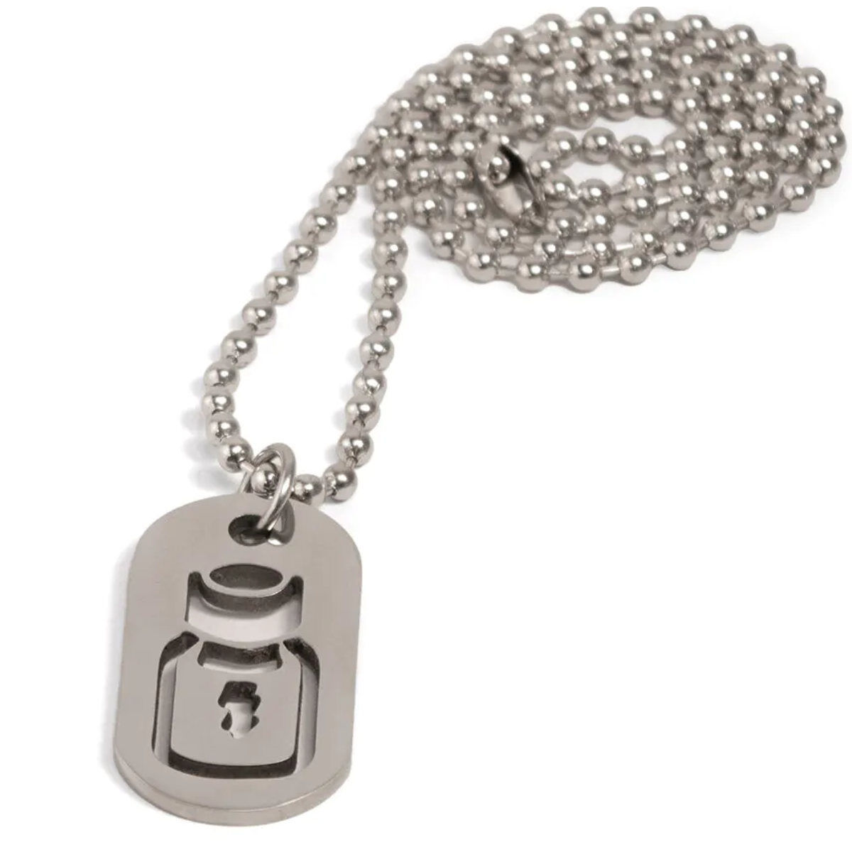 Steel Dog Tag Poppers