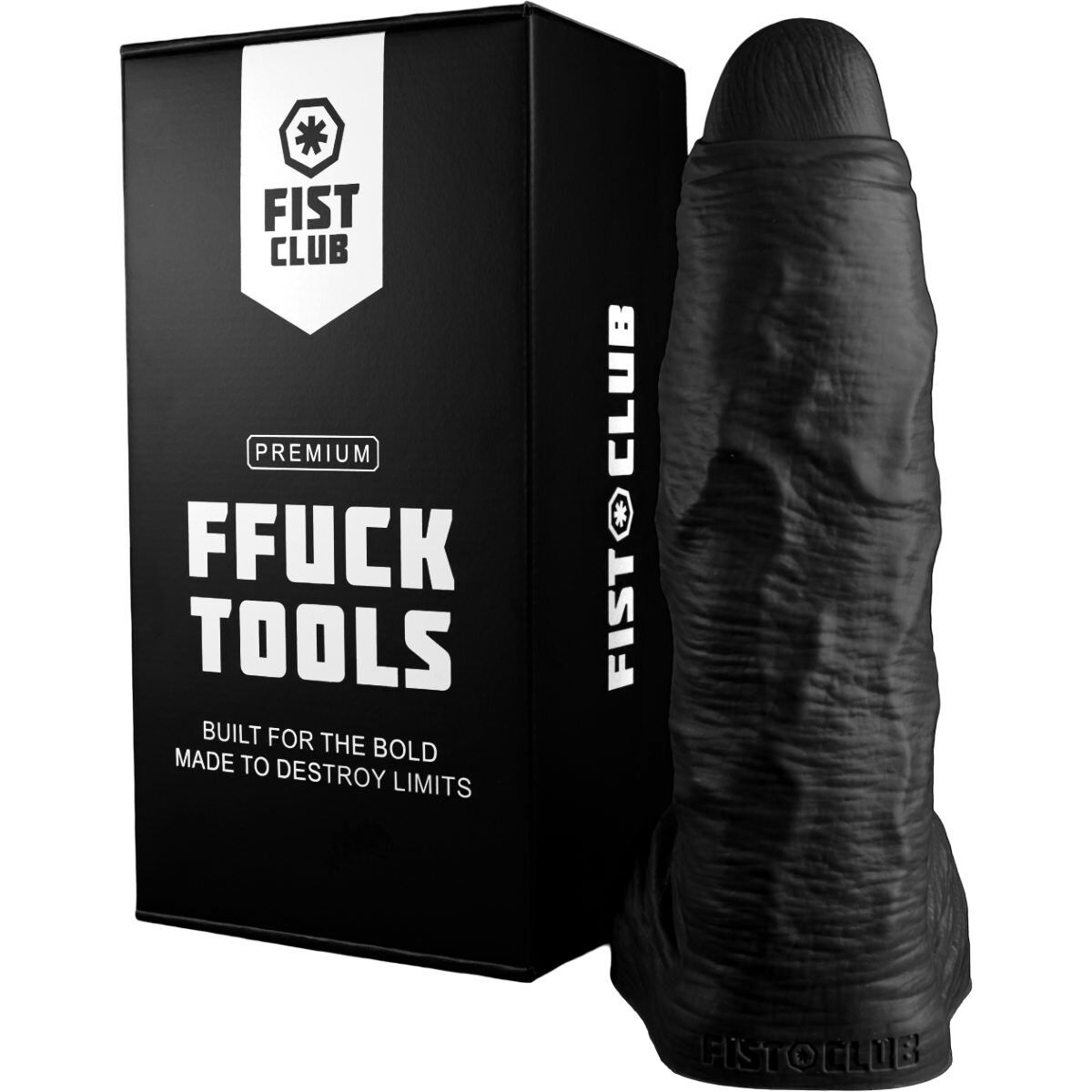 FIST CLUB DILDO - GIRTH QUAKE [BLACK]