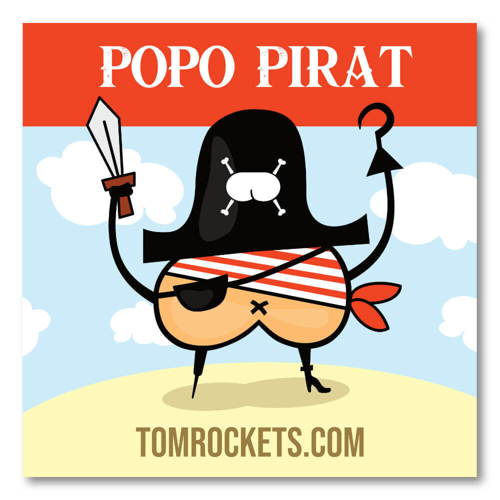 Sticker - Popo Pirat