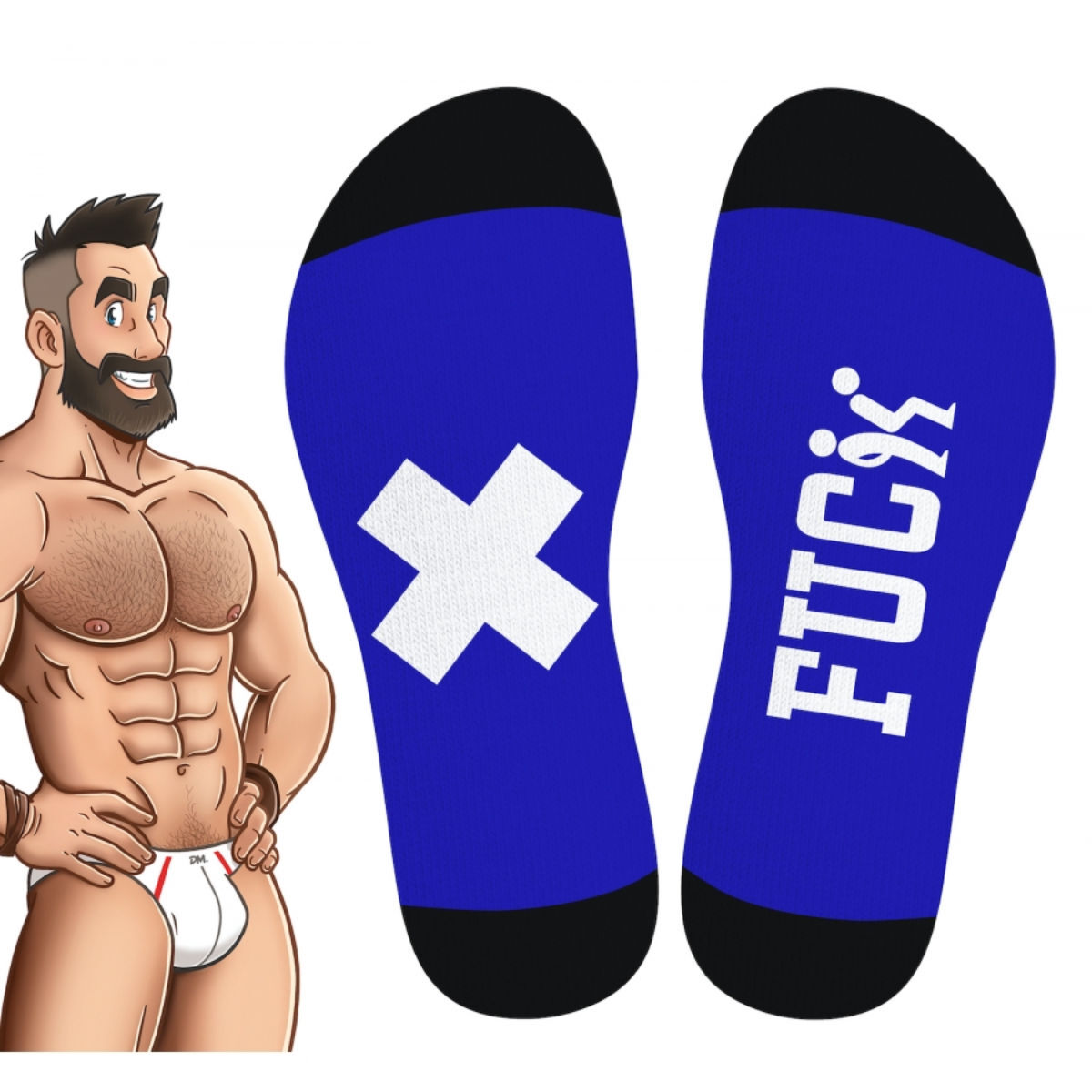 SneakXX Long Socks - Fuck, Bild 2