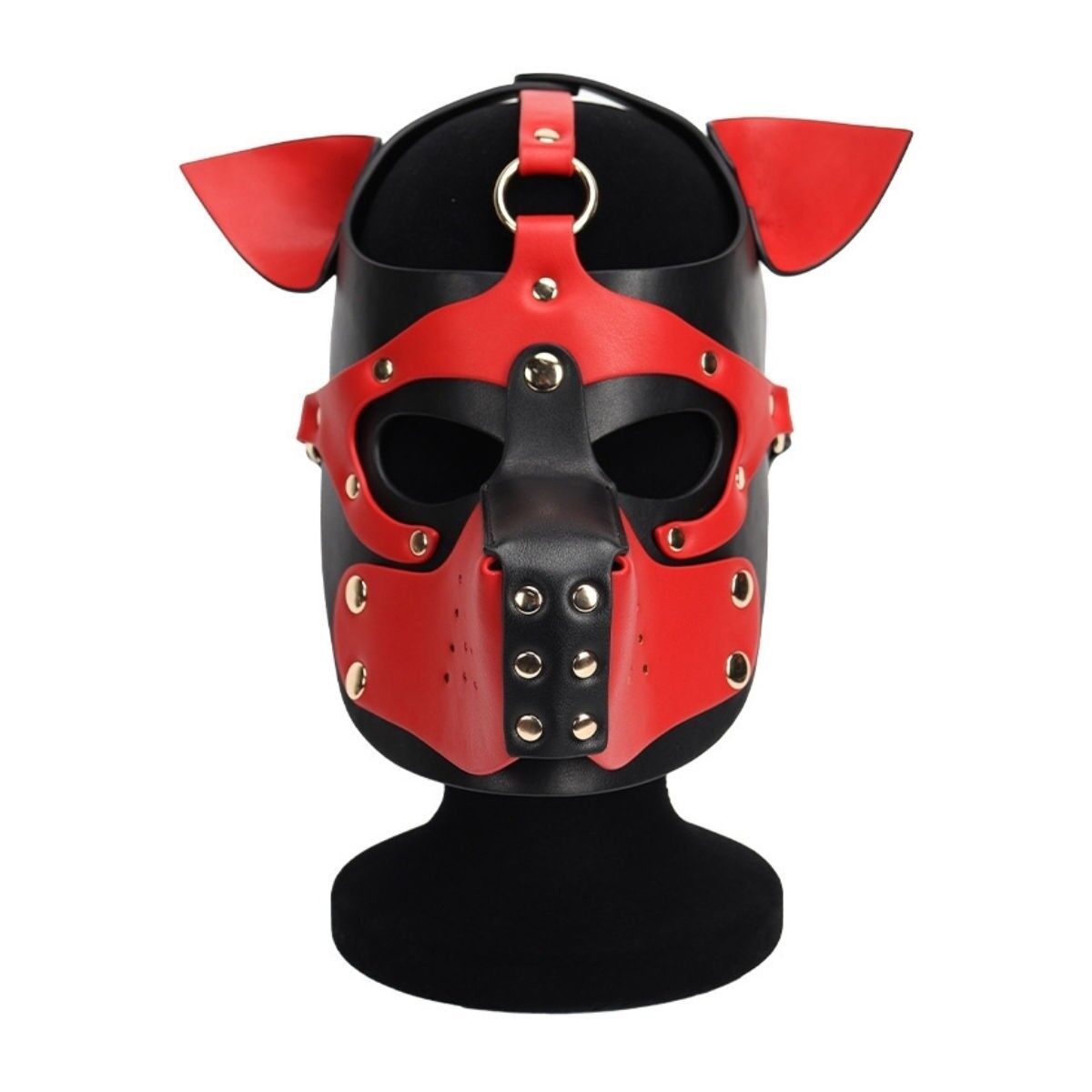 Kunstleder Puppy Mask Red, Bild 2