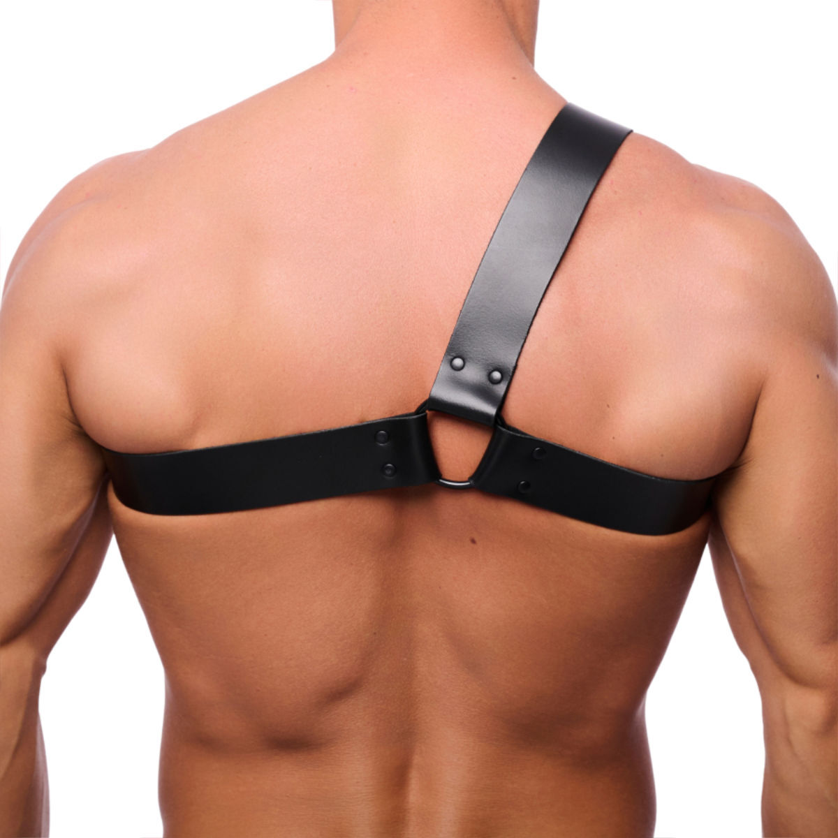 The Red Chest Strap Harness - Black, image 2