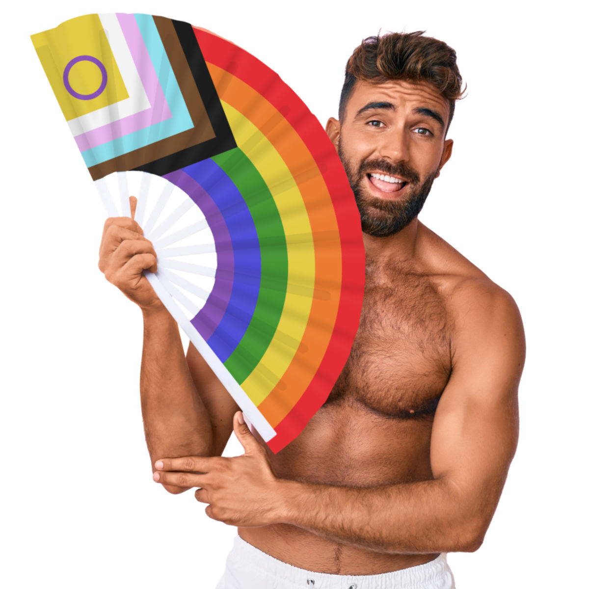 XXL Fan - Rainbow, image 2