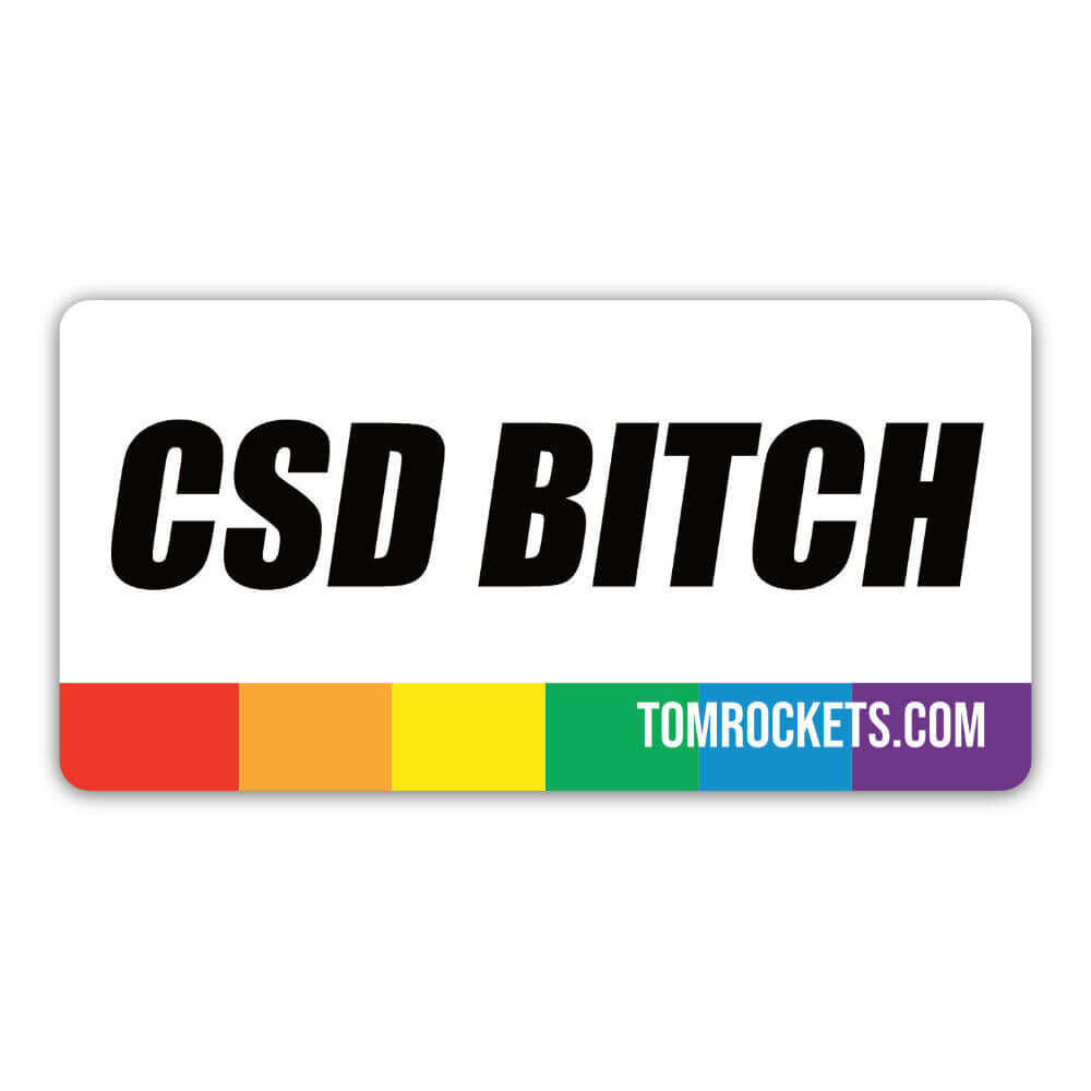 Sticker - Name Tag: CSD BITCH Sticker - Name Tag: CSD BITCH
