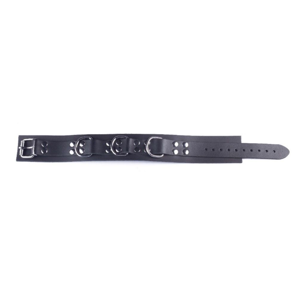 Leather Collar Black, Bild 2