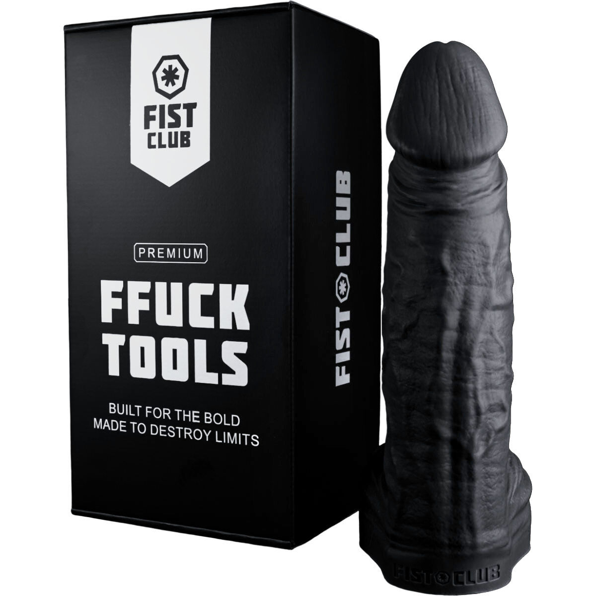 FIST CLUB DILDO - STRETCHPIG [BLACK]