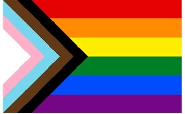 Progress Pride Flag with eyelets 90x150 cm, image 2
