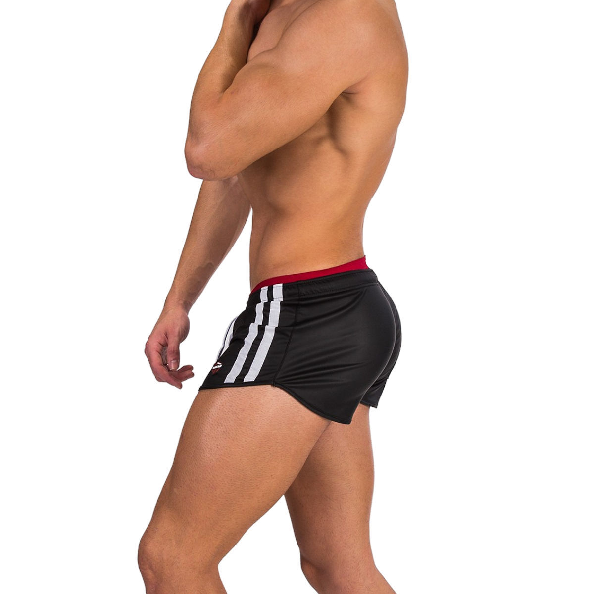 Barcode Shorts Byron - Black White