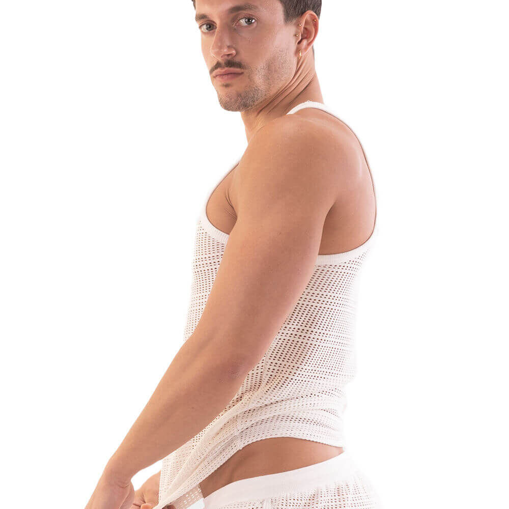 Barcode Tank Top Lunt - White S, Bild 3