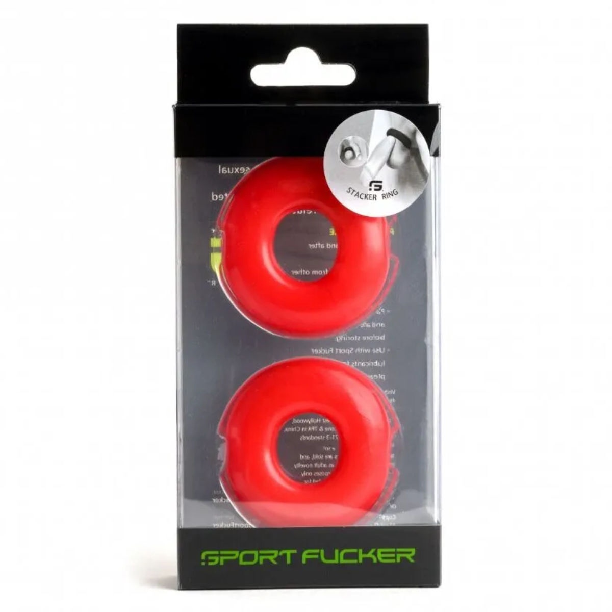 Stacker Rings Red Stacker Rings Red