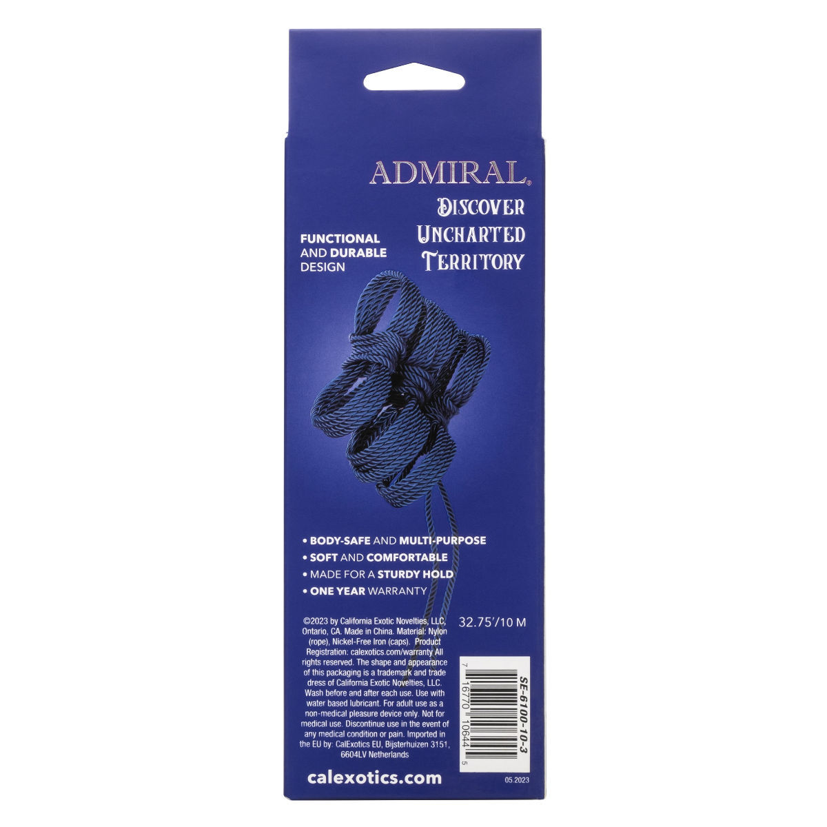 Admiral Bondage Rope 10m Blue, image 3