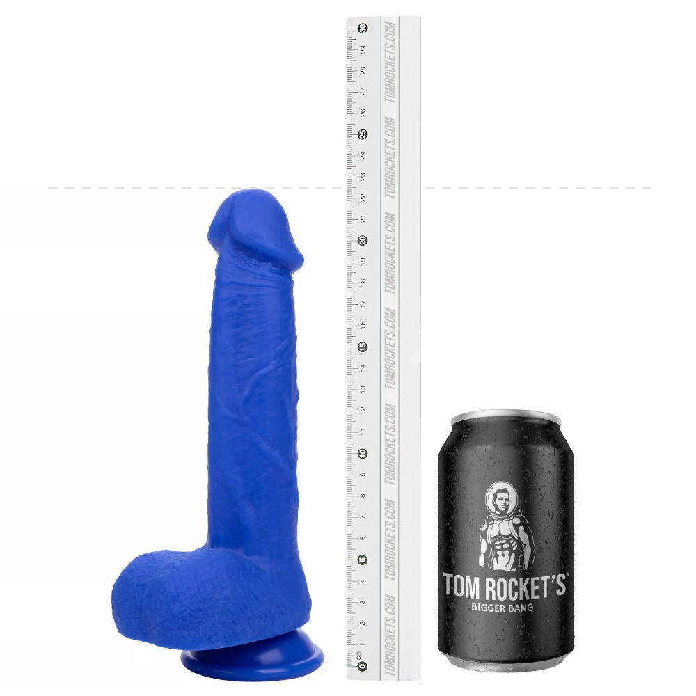 Admiral Captain Blue Vibrating Dildo 8", image 2
