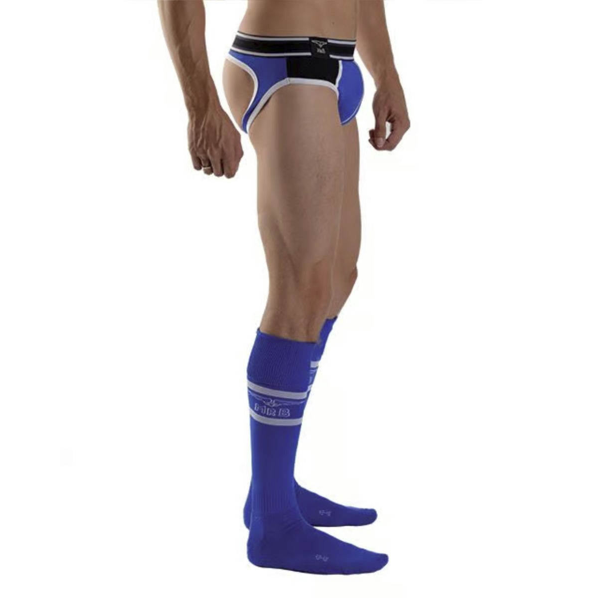 Mister B Football Socks Blue 38 - 41, Bild 2
