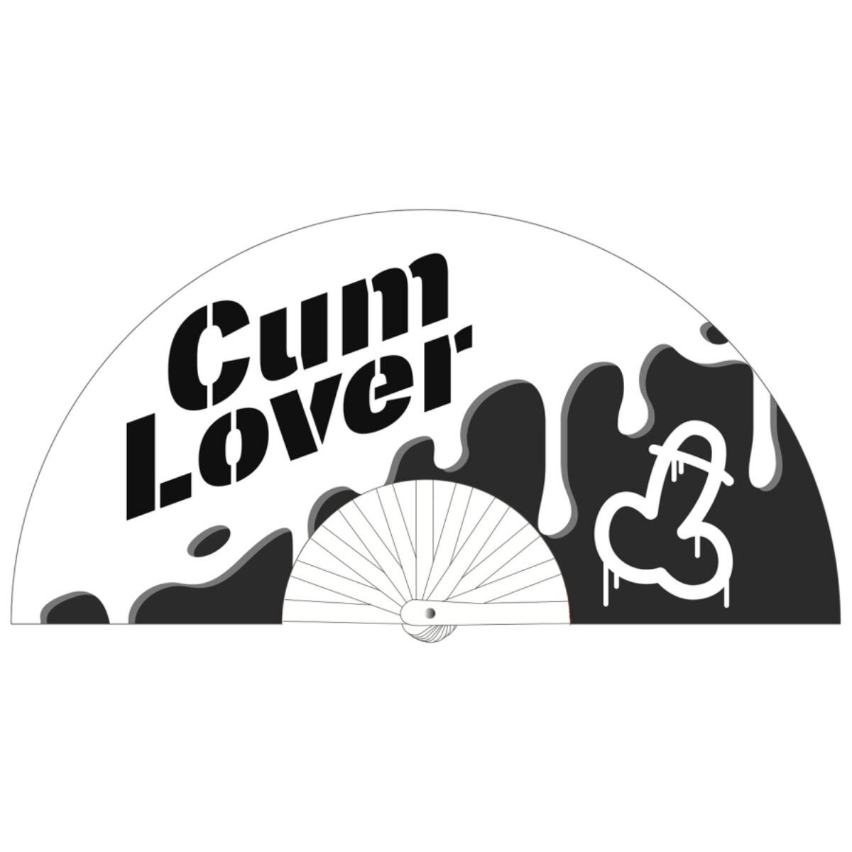 XXL Fächer - Cum Lover