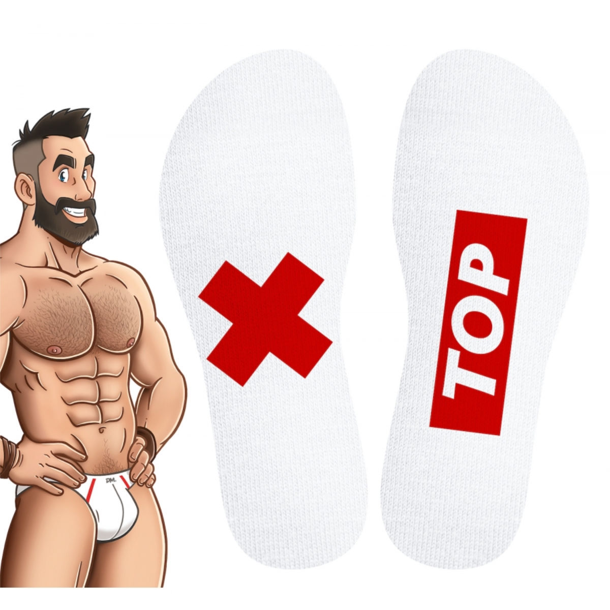 SneakXX Red Stripe Socks - Top, Bild 2