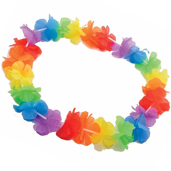 Rainbow Flower Leis Rainbow Flower Leis