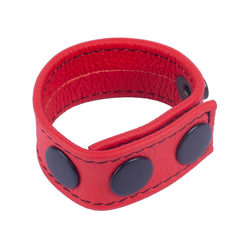 Leather Cockring Red Leather Cockring Red