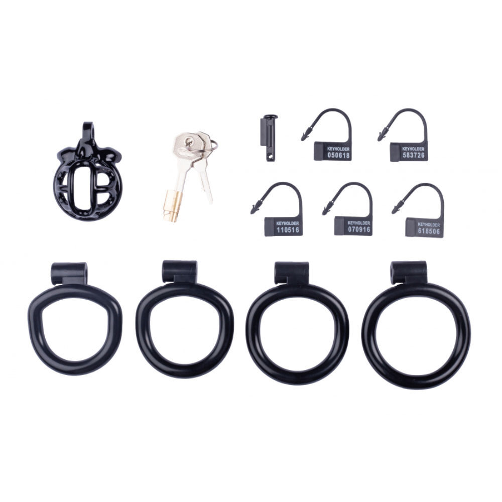 Chastity Cage Black Cup 4 x 3,3 cm, image 2