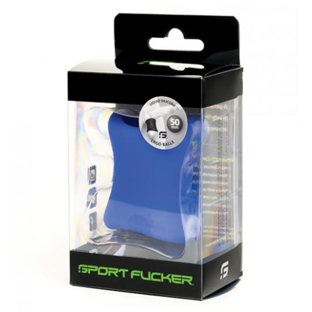 Liquid Silicone Ergo Balls 50 mm Blue