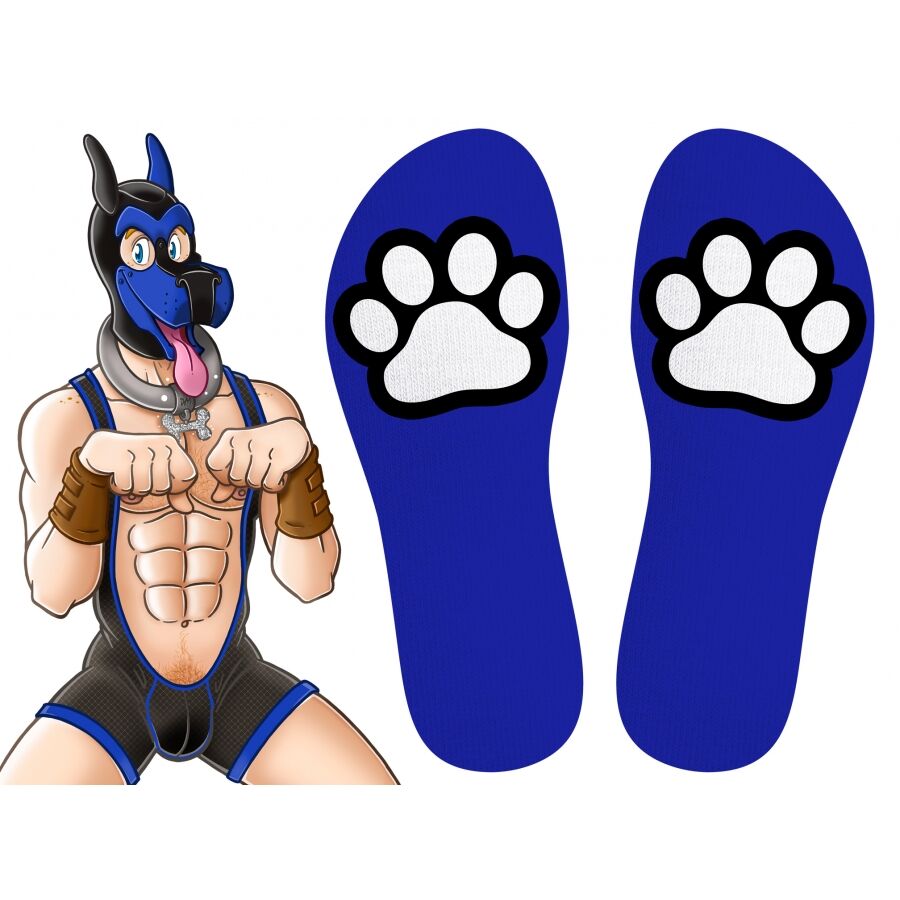 Kinky Puppy Socks - Blue, Bild 2