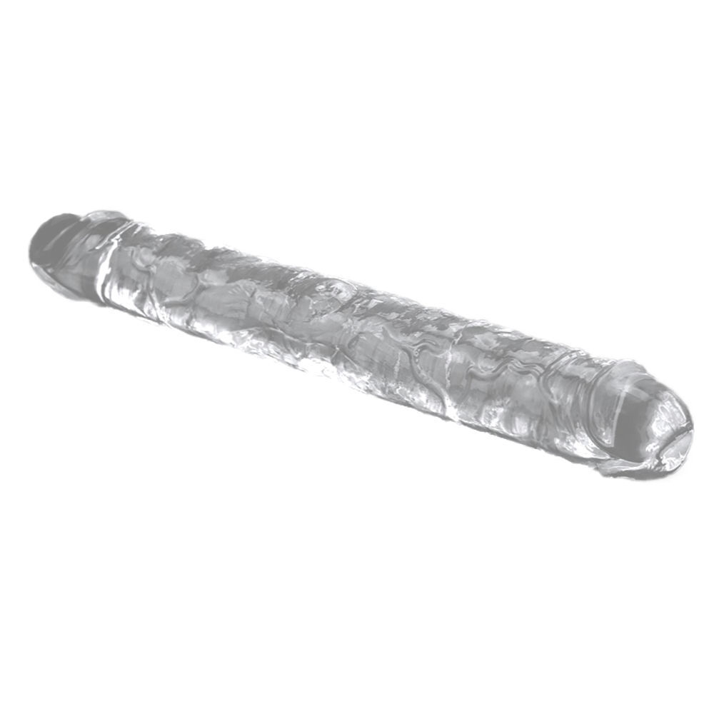 Glasklarer Doppel Dildo, Bild 3