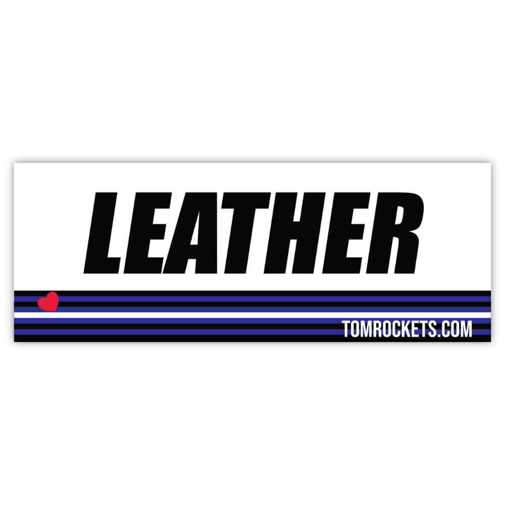 Sticker - Name Tag: Leather Sticker - Name Tag: Leather