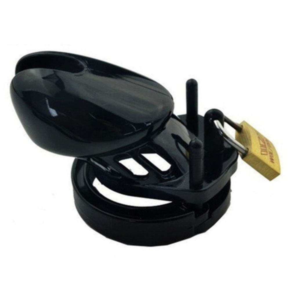 Chastity Cage Classic Black 6 x 3,2 cm, image 2