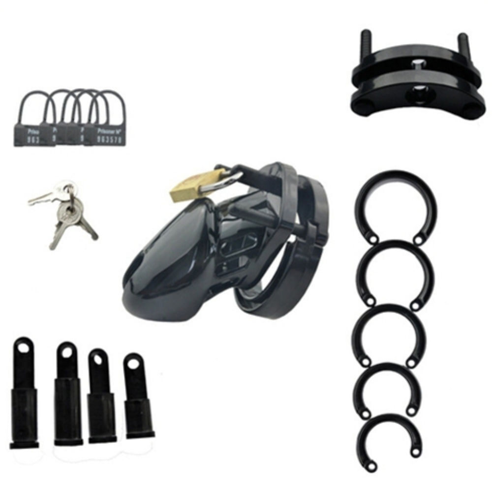 Chastity Cage Classic Black 6 x 3,2 cm, image 4