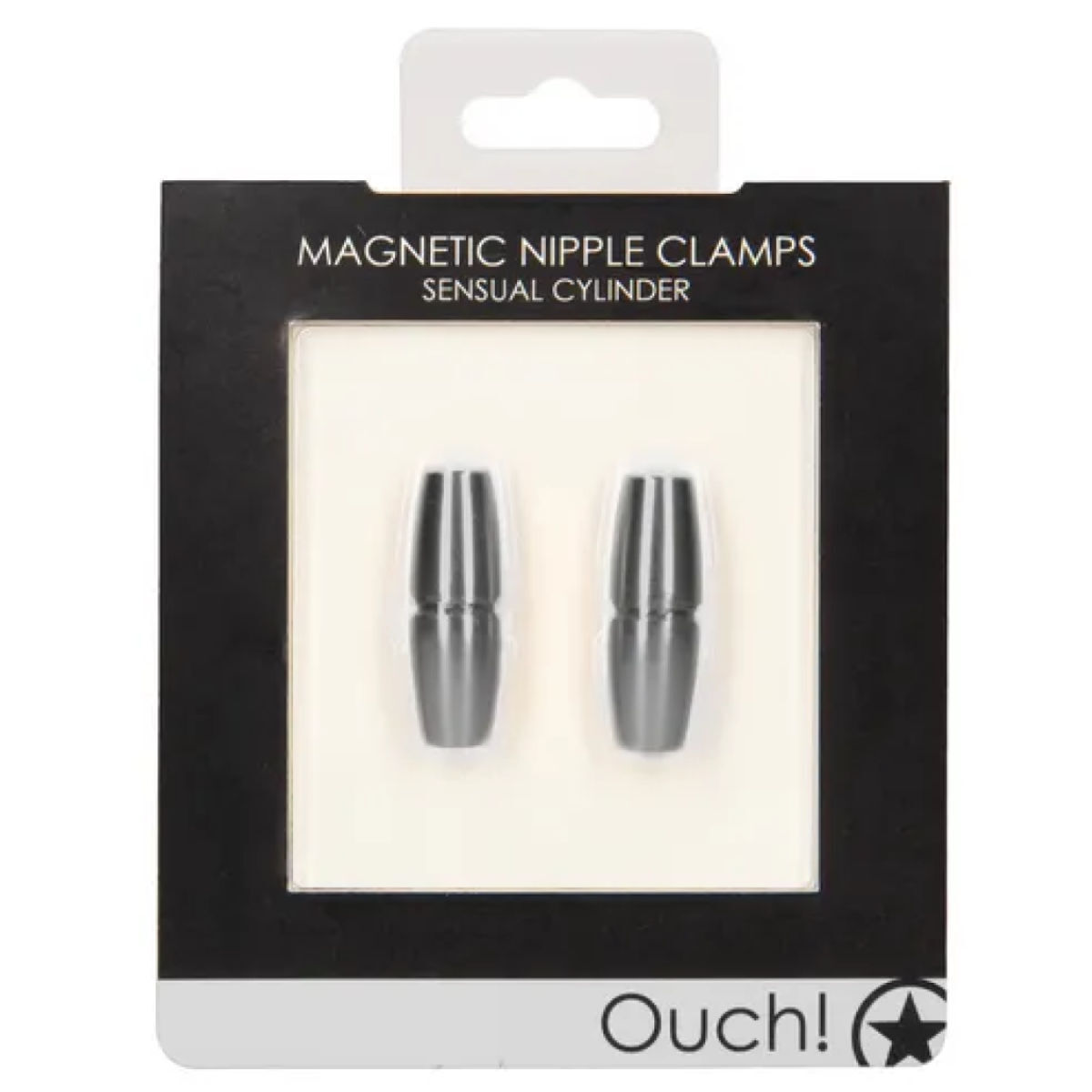 Magnetic Cylinder Nipple Clamps Grey Magnetic Cylinder Nipple Clamps Grey